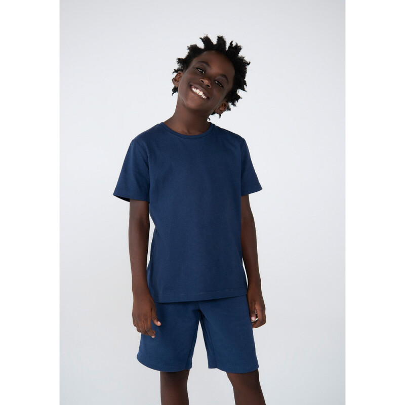 CAMISETA MM MASC AZUL ESCURO