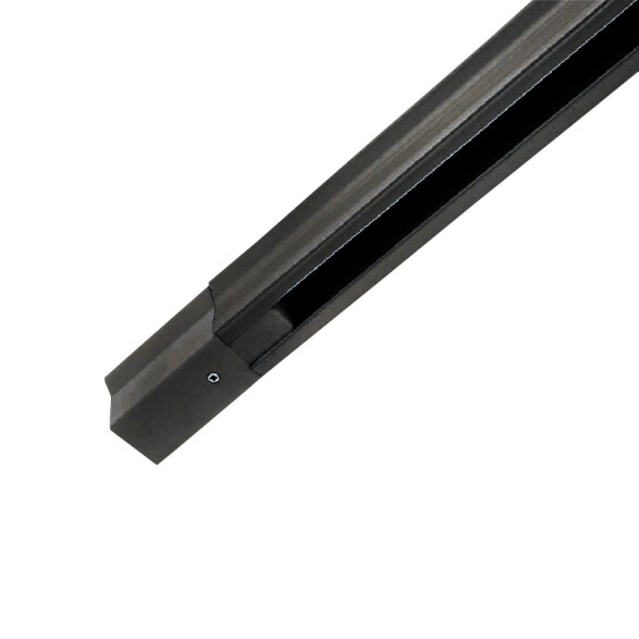 Riel de 1 metro, negro, incluye alimentador IX9602