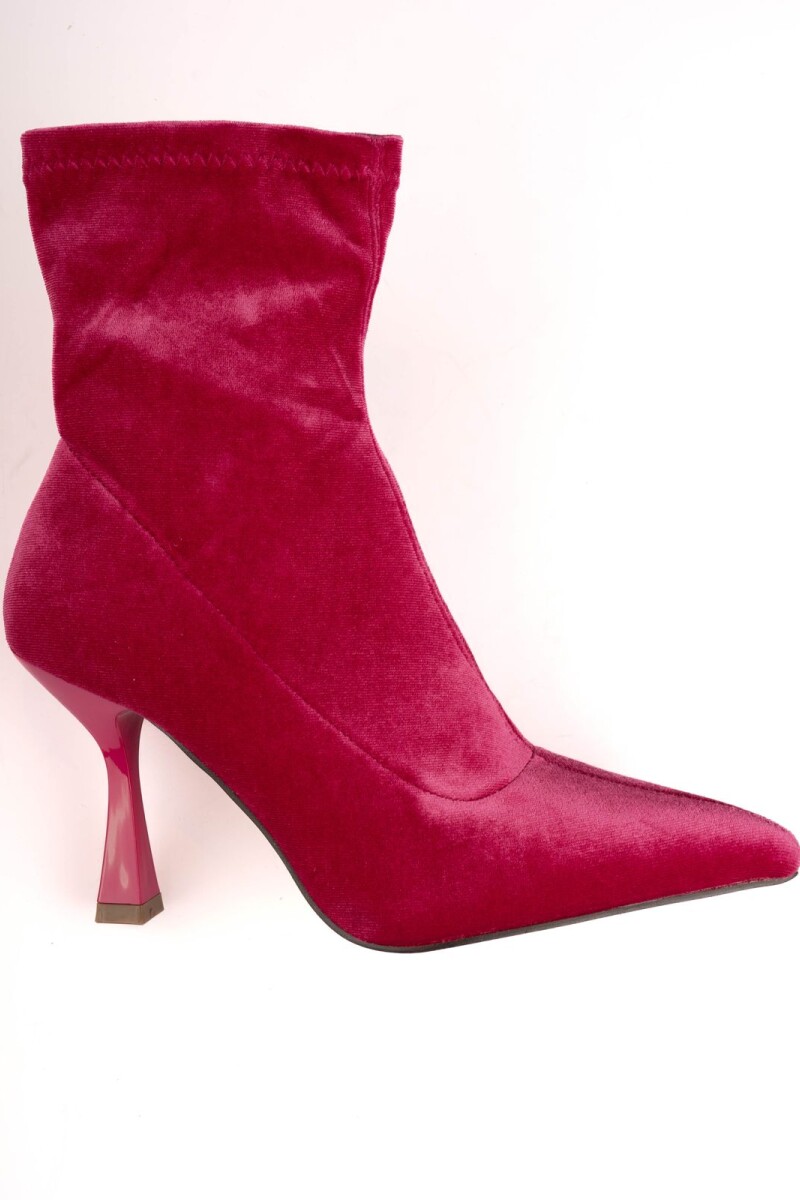 Bota Velvet Fucsia