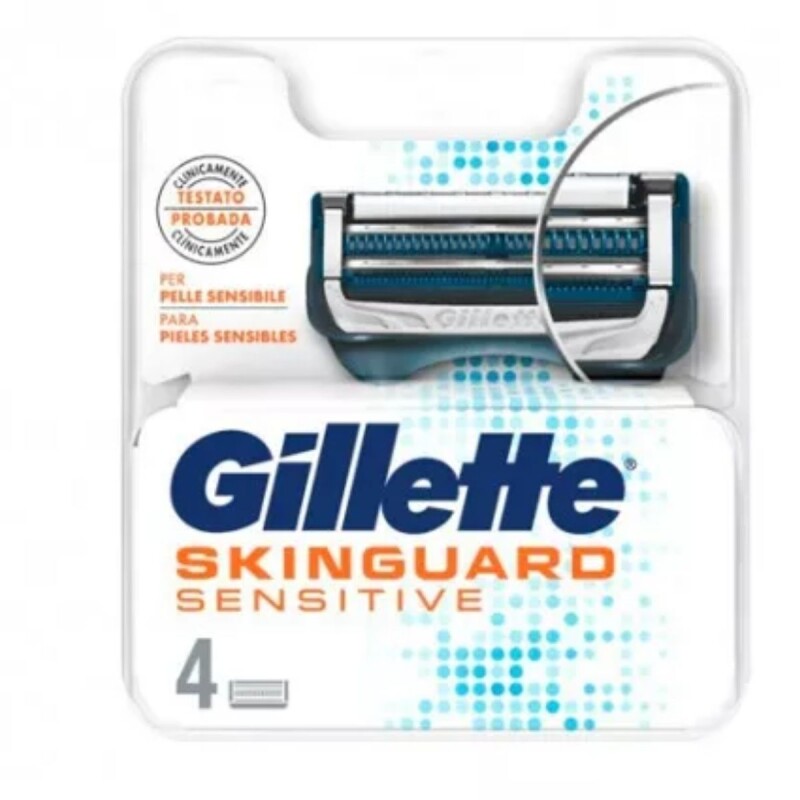 Cartuchos para Afeitar Gillette SkinGuard Sensitive Repuesto X4