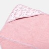 Toalla con Capucha 80x80 Selva Rosa