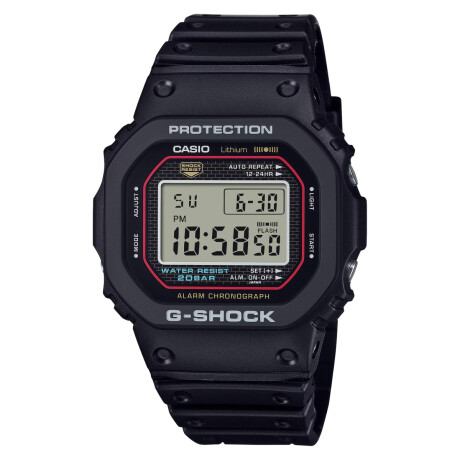 Reloj CASIO G-SHOCK DW5000R-1ADR en Resina Negro Esfera 42mm 0