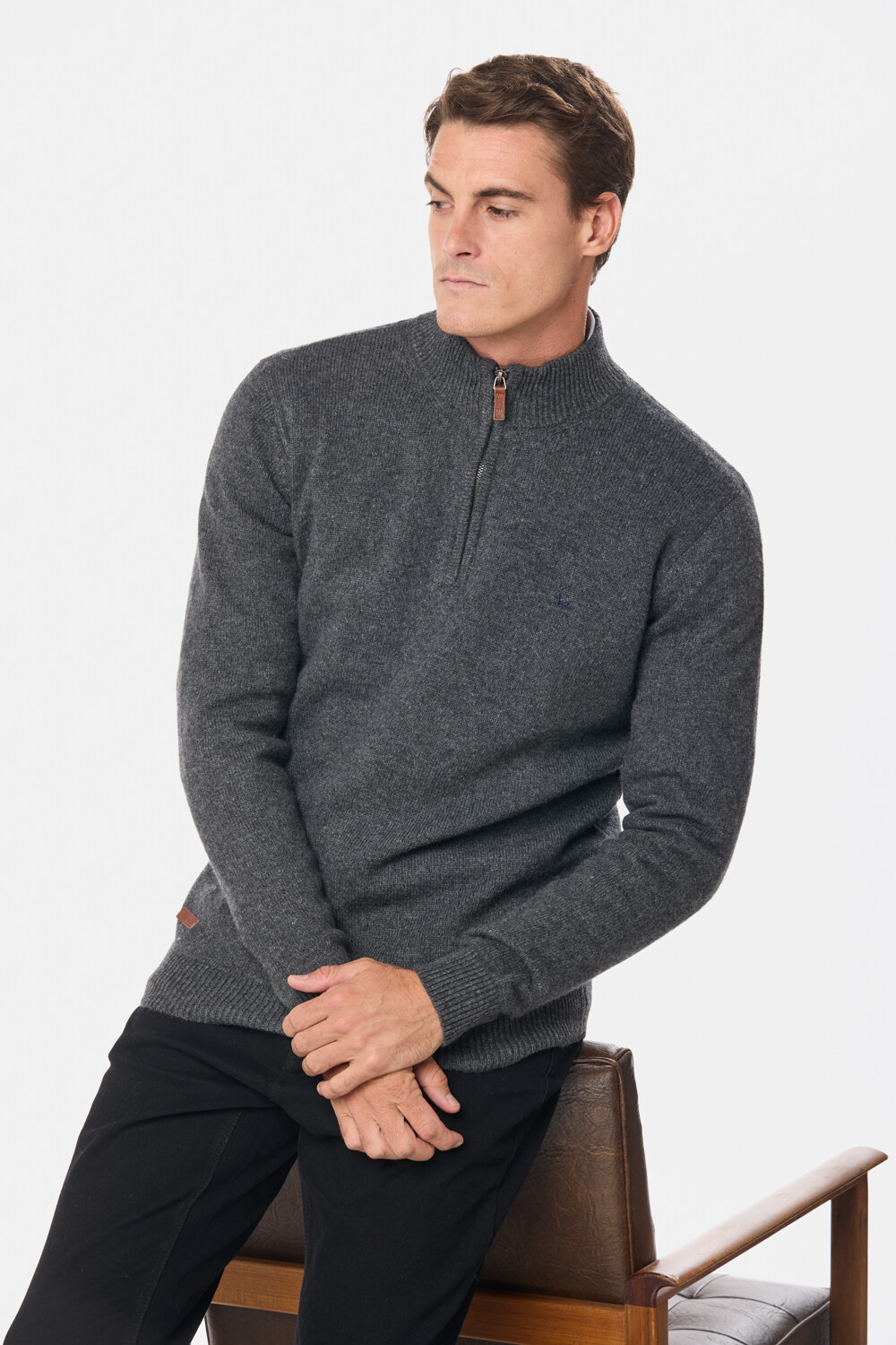 BUZO DE LANA DE ABRIGO Gris