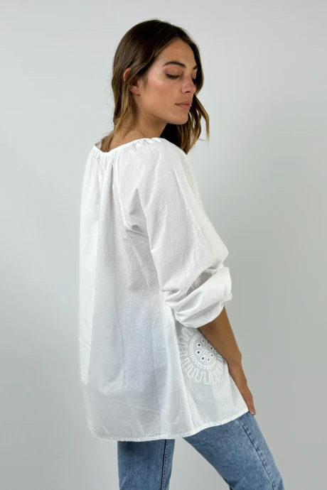 BLUSA BOREAL blanco talle unico