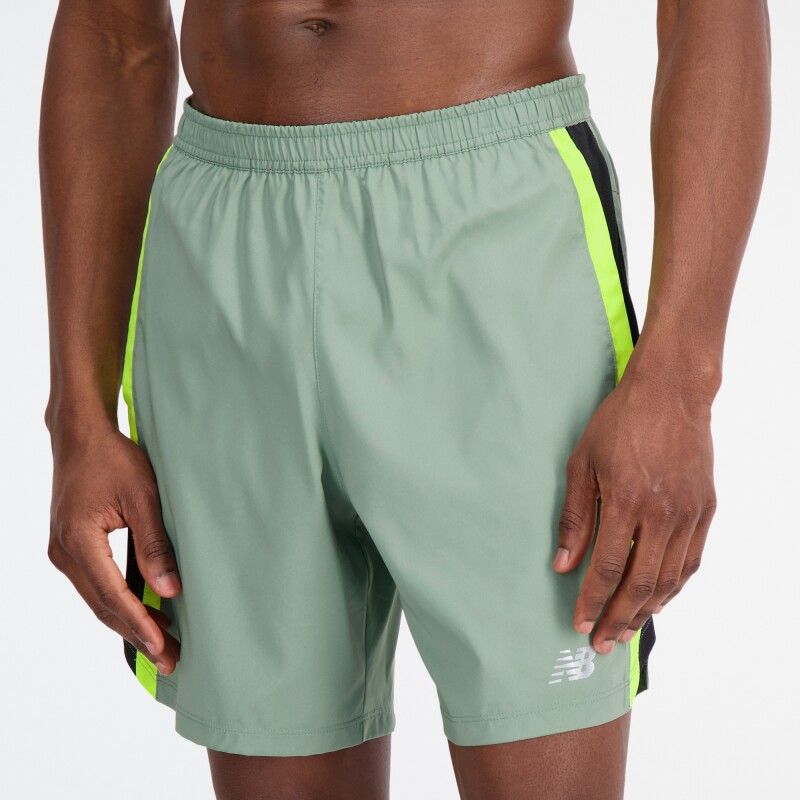 Short New Balance de Hombre - Accelerate 7 Inch - MS23230DKJ DARKJUNI