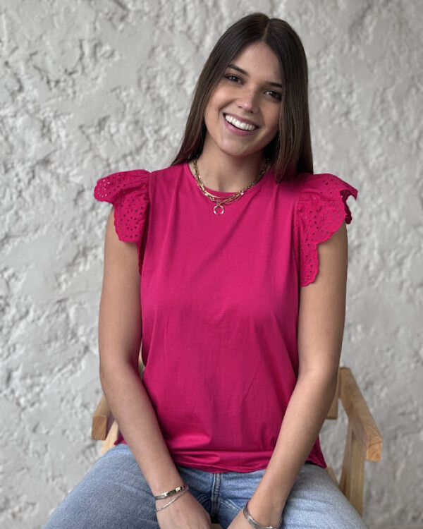 Blusa Aitana fucsia