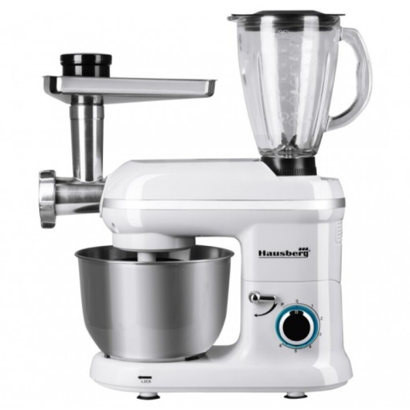 Multiprocesador 3 en 1 Batidora, Molino y Licuadora Hausberg HB7605AB Multiprocesador 3 en 1 Batidora, Molino y Licuadora Hausberg HB7605AB