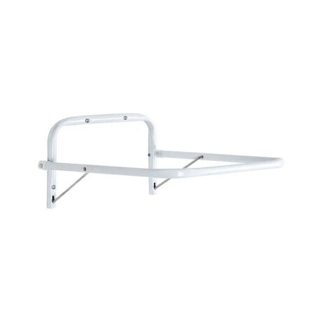 Soporte Organizador Plegable p/Sillas Pared Ahorra Espacio Blanco