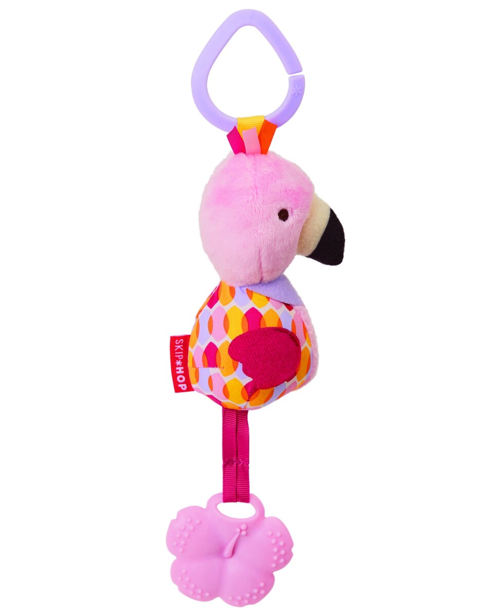 Peluche colgante multisensorial diseño flamenco 