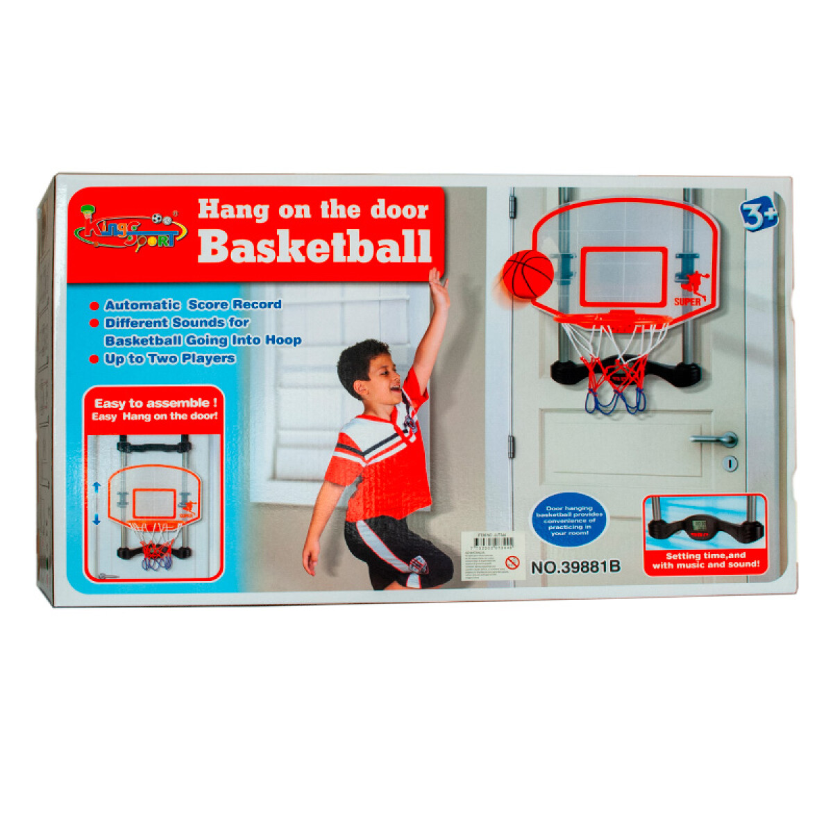 Tablero Basket Profesional P/puerta 35*58cm 