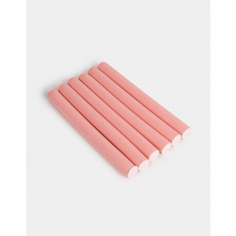 Set De Ruleros Para Pelo Rosa Polvo