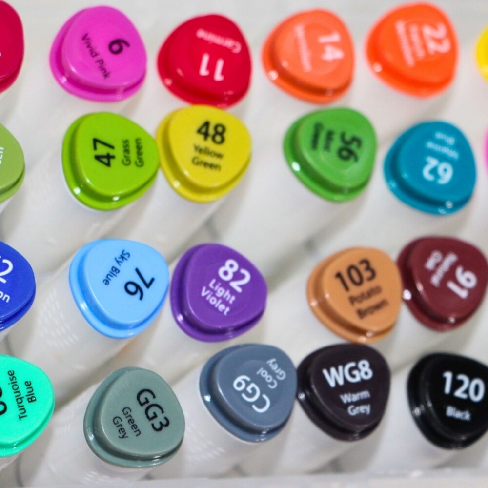 MARCADORES PERMANENTES DOBLE PUNTA X 24 UNIDADES MARCADORES PERMANENTES DOBLE PUNTA X 24 UNIDADES