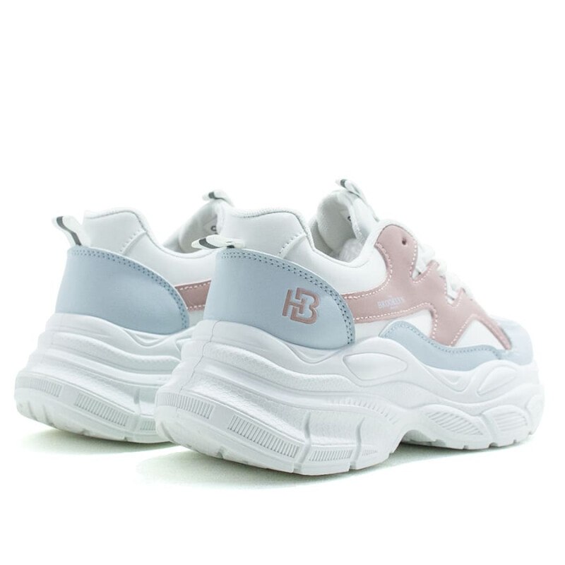 Championes Brooklyn Haus Any de Mujer Rosado-azul