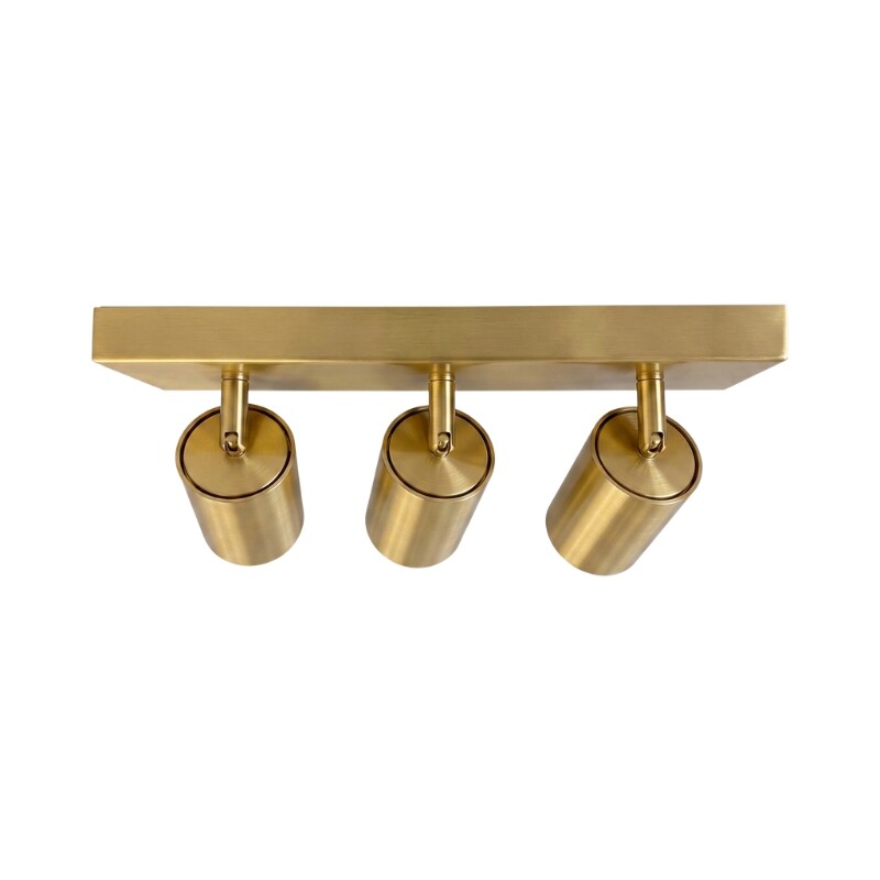 AASOL30 Luminaria de Techo Leticia Triple Dorado