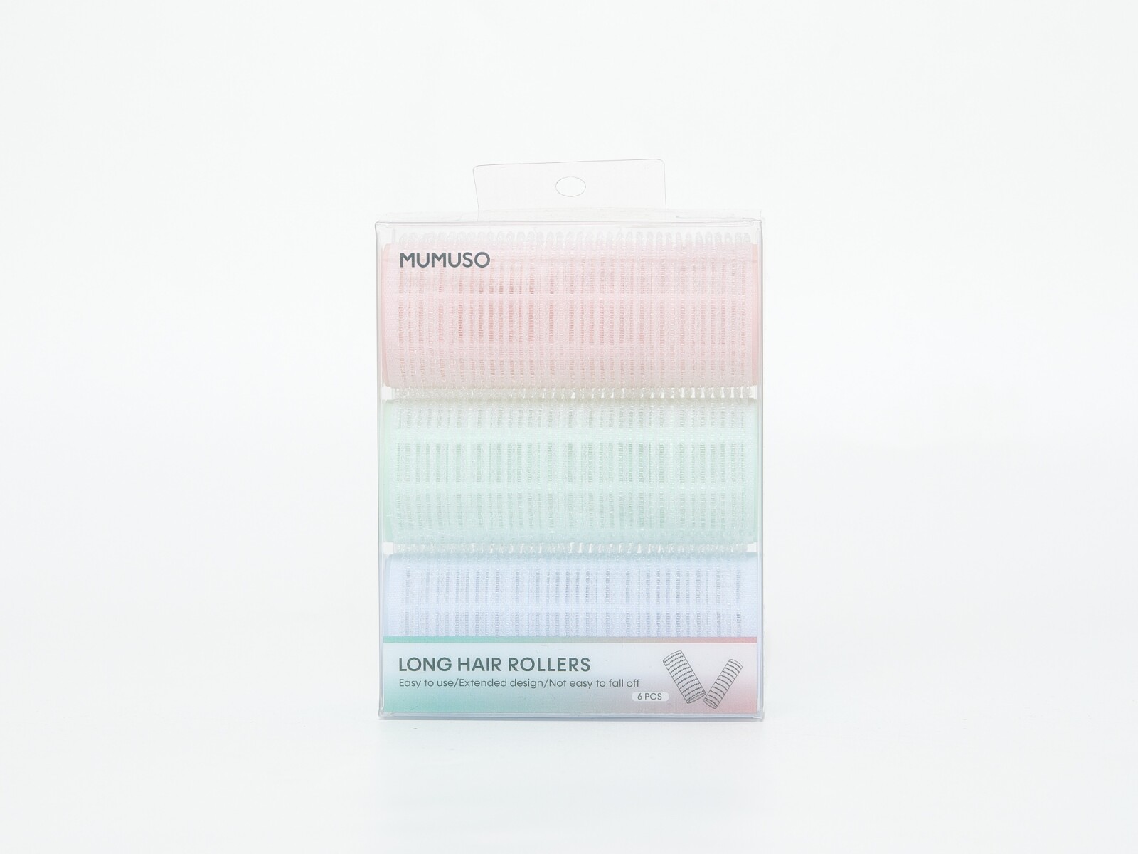 ROLLOS PARA CABELLO LARGO (PAQUETE DE 6) 