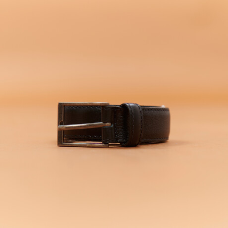 Cintos Vaqueros con pespunte cuero Negro