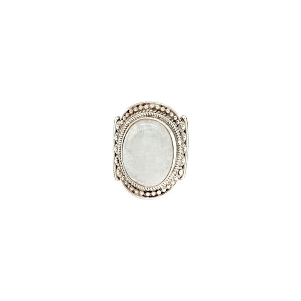 Anillo Oval-Plata 925-Piedra Luna-AN3089 conpiedra