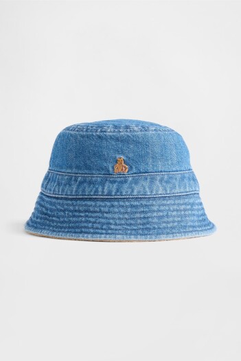 Gorro Forrado Con Corderito Bebé Medium Wash