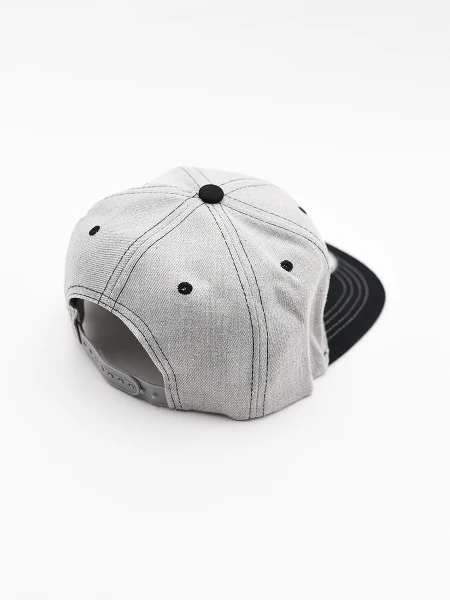 GORRO GREY AND BLACK GRIS