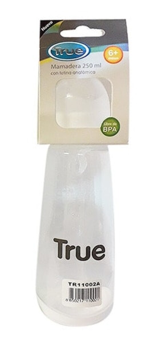 Mamadera True Silicona Anatómica 6+ Meses 250ml 