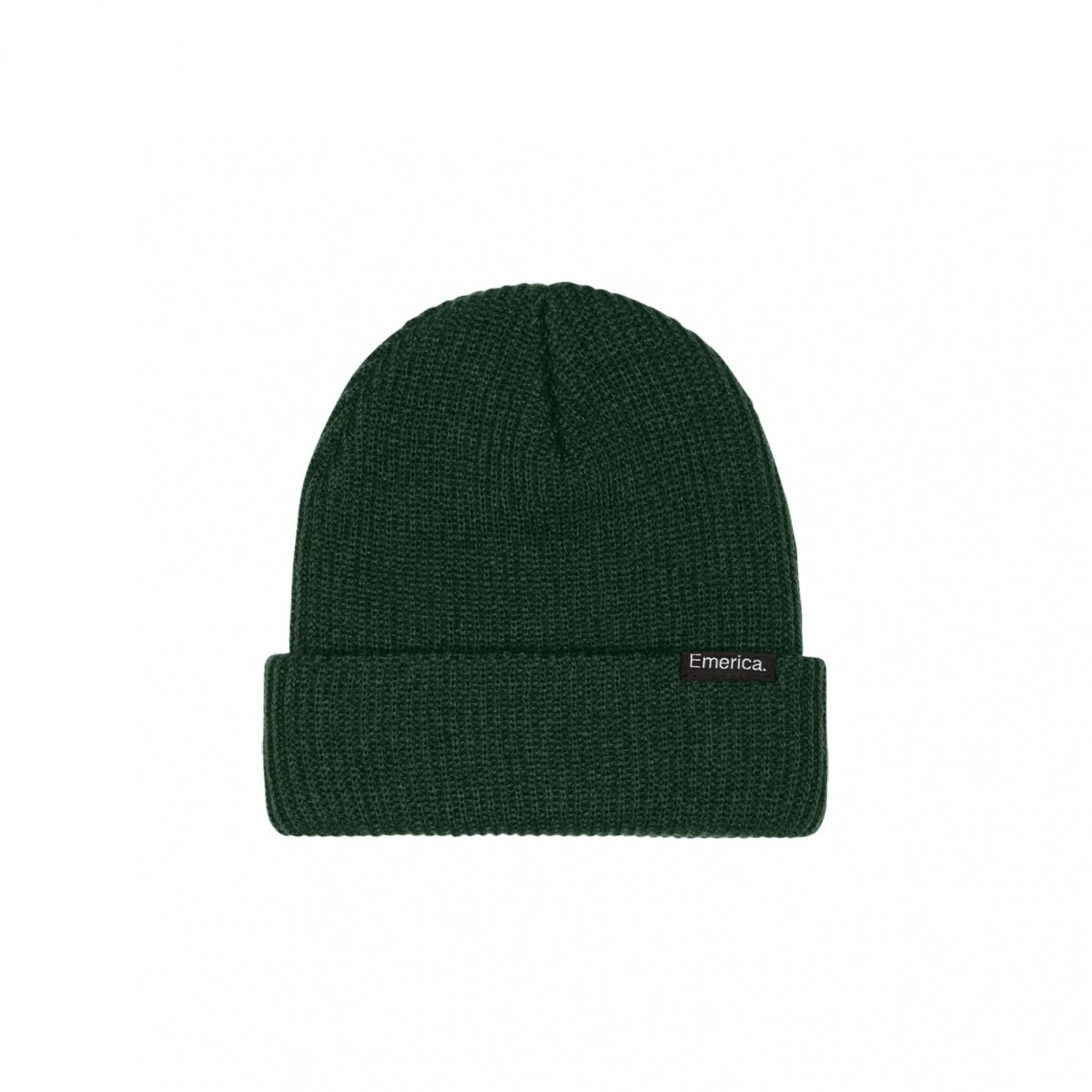 Gorro Emerica Logo Clamp Beanie - Black - Green 