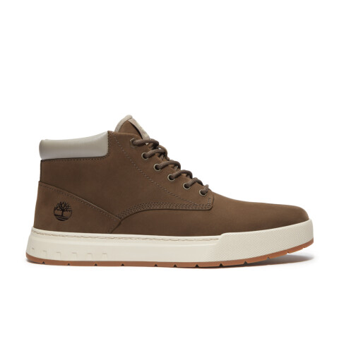 Zapatillas Mid Lace Up Hombre Dark Brown Nubuck