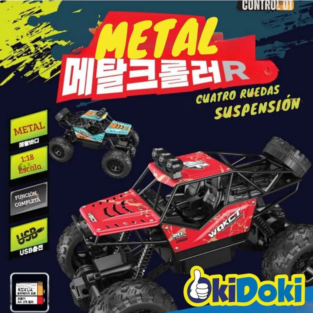 Auto Rc Rock Explorer Moka Grafiti Verde