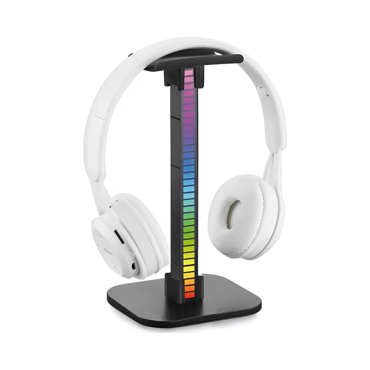 SOPORTE DE AURICULARES CON LUCES LED 