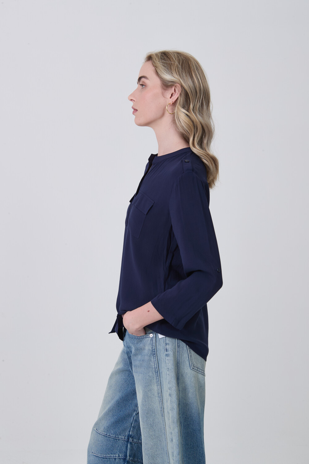 Camisa Kandalora Azul Marino