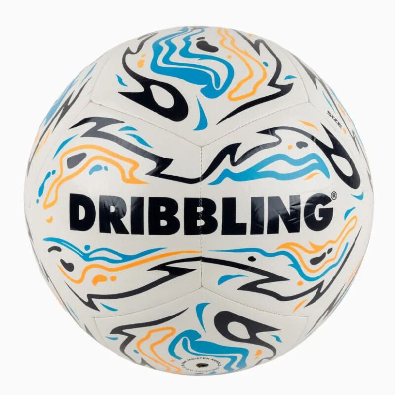Pelota Dribbling Blanco - Celeste - Anaranjado