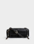 Bandoleras Bandolera Multipocket Suede - Negro