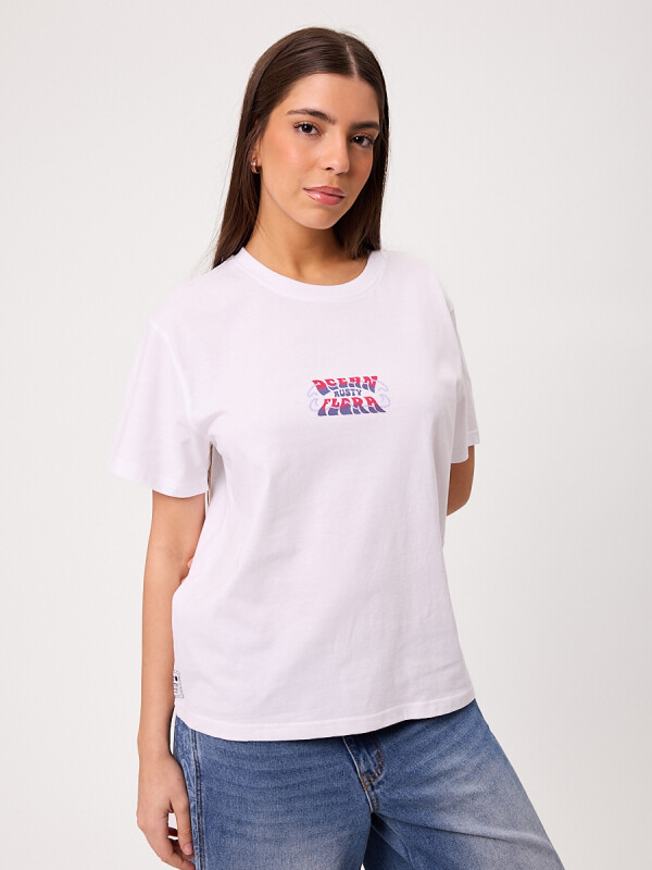 T-SHIRT MARLENA RUSTY Blanco