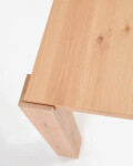 Mesa Deyanira de chapa de roble y patas de madera maciza de roble 220 x 110 cm Mesa Deyanira de chapa de roble y patas de madera maciza de roble 220 x 110 cm