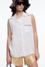 CAMISA SIN MANGAS Crudo