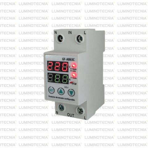 PROTECTOR DE TENSION CON VOLT Y AMPER CONFIG 63A GF-AB63C - GRALF PROTECTOR DE TENSION CON VOLT Y AMPER CONFIG 63A GF-AB63C - GRALF
