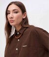 Sobrecamisa Dionne Chocolate