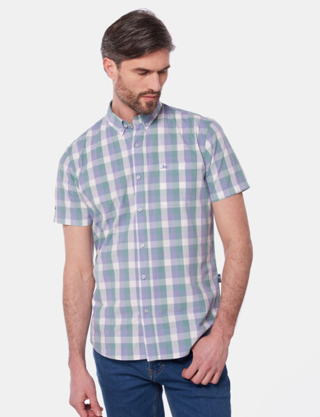 CAMISA A CUADROS Verde