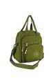 Bolso mochila y morral verde