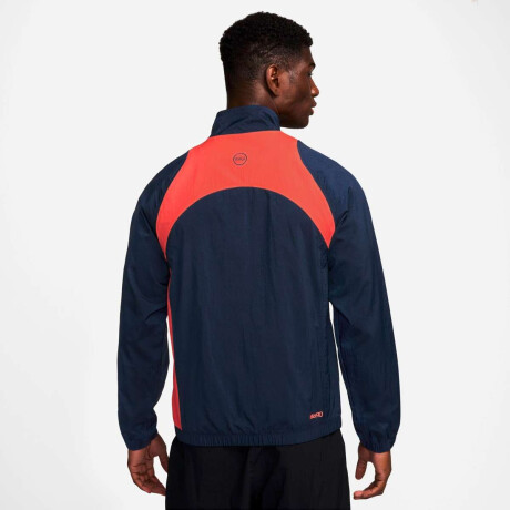 Campera FC Barcelona Total 90 Track de Hombre Azul