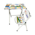 Escritorio Infantil Con Silla Plegable Blanco