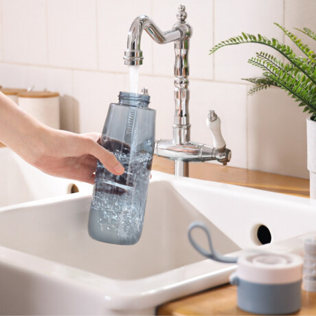 Botella con Filtro Purificador Philips Gozero 660 ml Gris