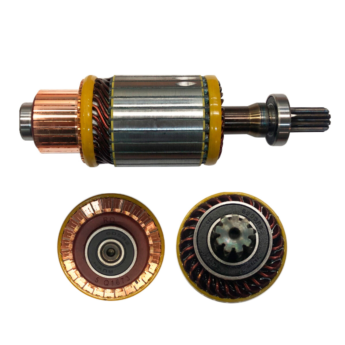 BOBINA ALTERNADOR ARRANQUE NISSAN HITACHI FRONTIER/D22 12V 27D 9E 173L=24070Z - 