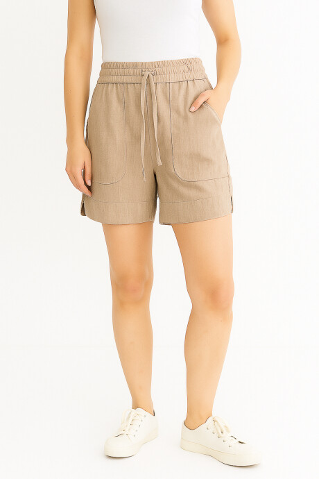 Short Dotiaso Beige
