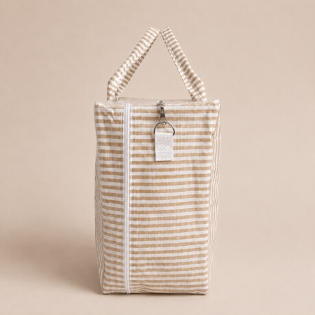 Set Valija para el Parto Stripes Camel