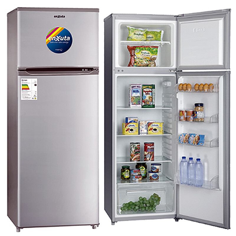 REFRIGERADOR ENXUTA RENX16200FHS-1 SILVER -Frío Húmedo 205L Sin color