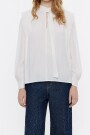 BLUSA PLIEGUES LEOMIMOSA Marfil