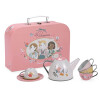 Juego de té de metal en maleta Les Parisiennes Moulin Roty Juego de té de metal en maleta Les Parisiennes Moulin Roty