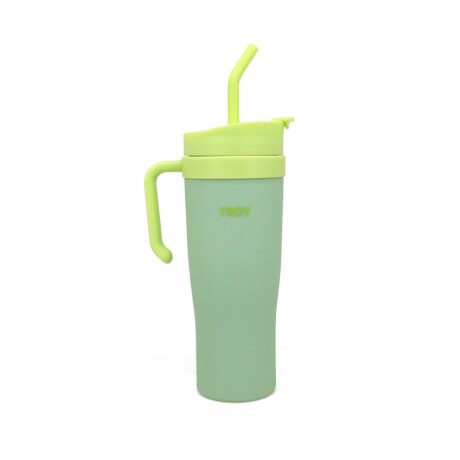Vaso Trendy Con Tapa Sorbete Y Asa 1200ML VERDE