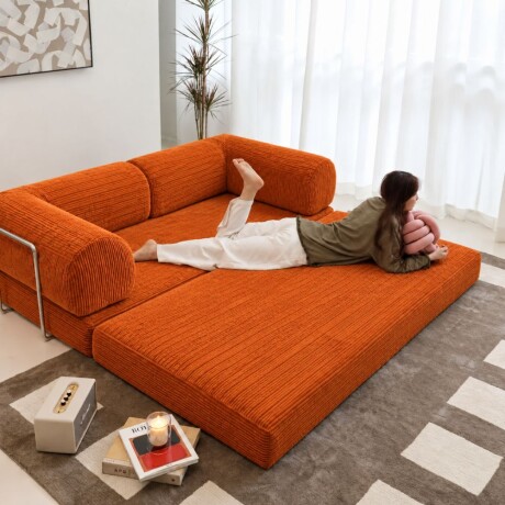 Sillón Cama 2 Cuerpos CloudNest Naranja
