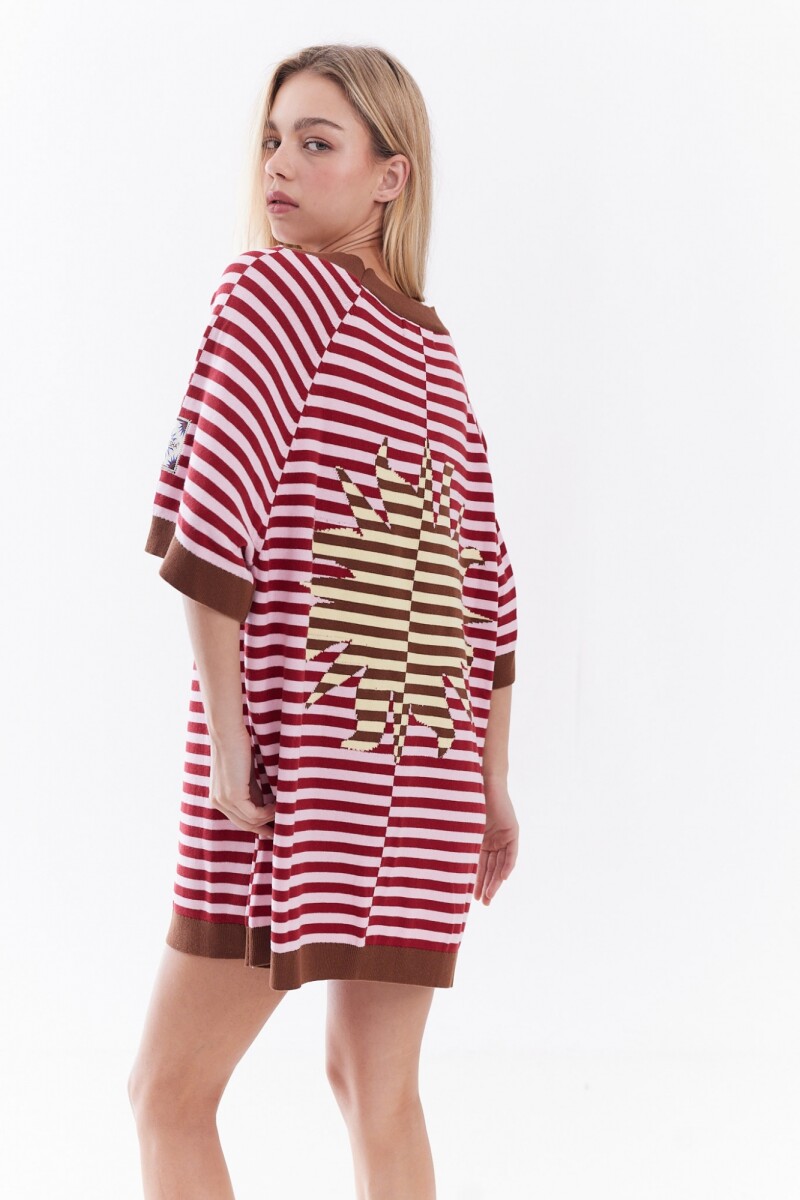 Vestido Kaia Bordó